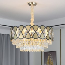 Křišťálové závěsné svítidlo Moderní krajková stropní svítidla