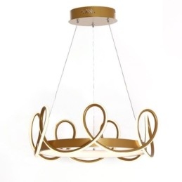 Moderní závěsné světlo Crown Pendant Light Aluminium 1 Light