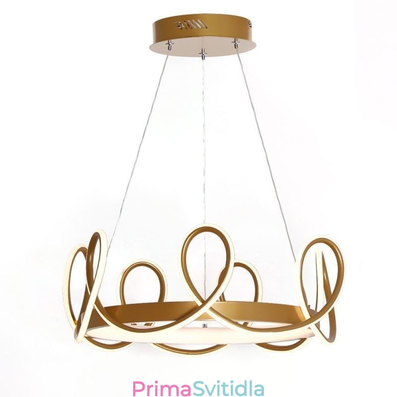 Moderní závěsné světlo Crown Pendant Light Aluminium 1 Light