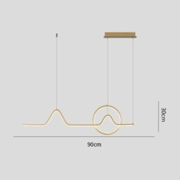 Závěsné svítidlo Minimalistické dekorativní svítidlo 52W