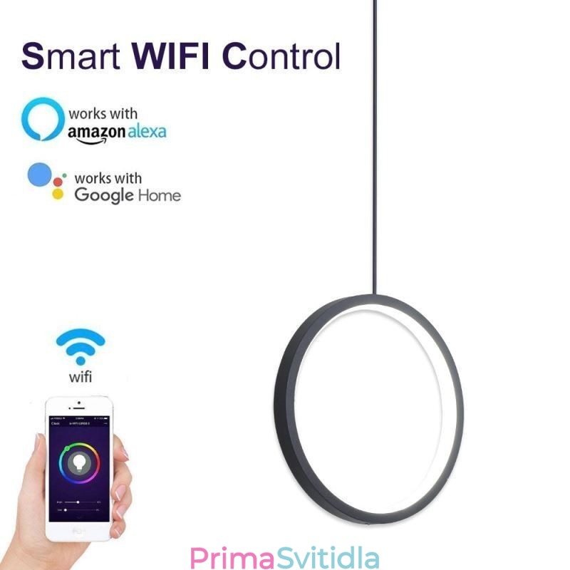 Minimalistické kruhové závěsné světlo Dekorativní stropní svítidlo