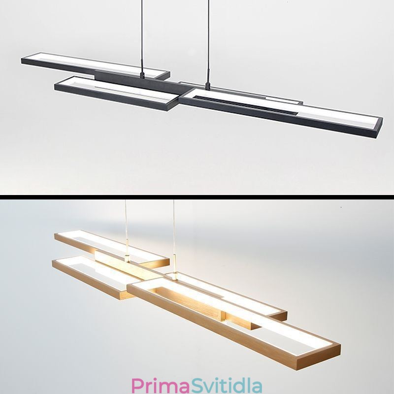 Moderní závěsné horizontální stropní svítidlo