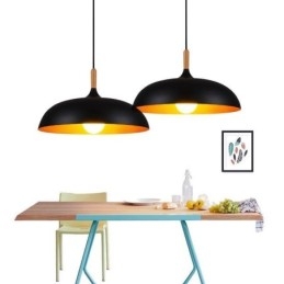 Moderní závěsné svítidlo Minimalistické dekorativní svítidlo černá bílá