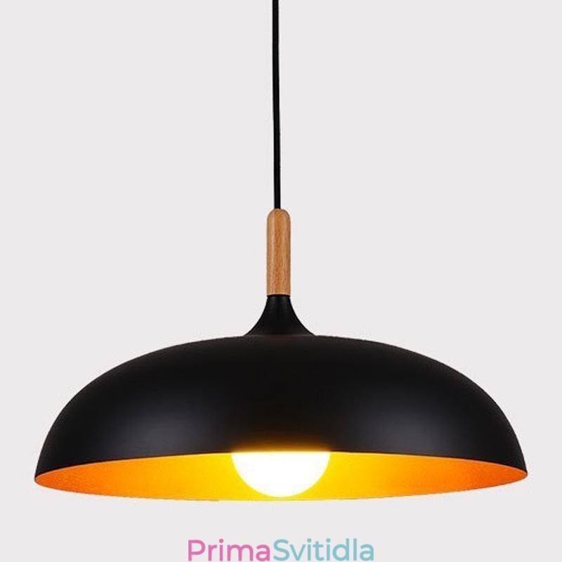 Moderní závěsné svítidlo Minimalistické dekorativní svítidlo černá bílá