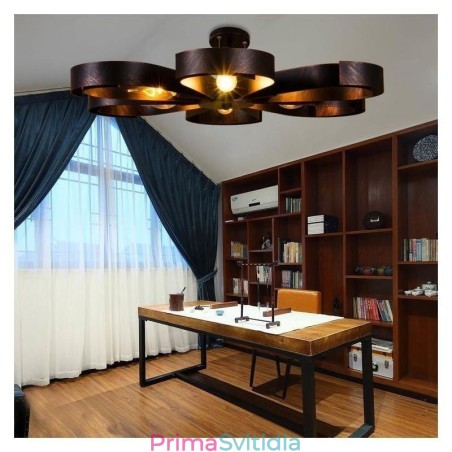 Moderní Vintage stropní svítidlo železné závěsné světlo ve tvaru květiny Moderní Vintage stropní svítidlo železné závěsné světlo ve tvaru květiny