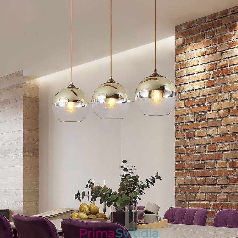 Creative Iron+Glass Globe Pendant Light Dekorativní osvětlení