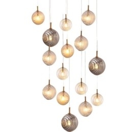 Skleněné závěsné světlo kreativní dekorativní skleněné koule Loft