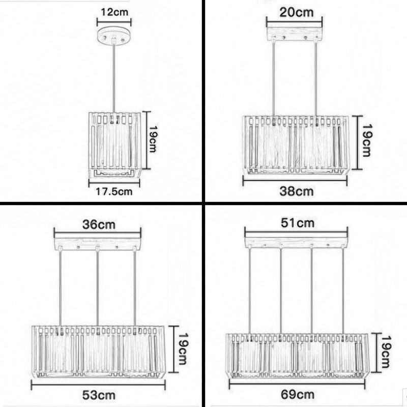 Minimalistické dřevěné závěsné svítidlo
