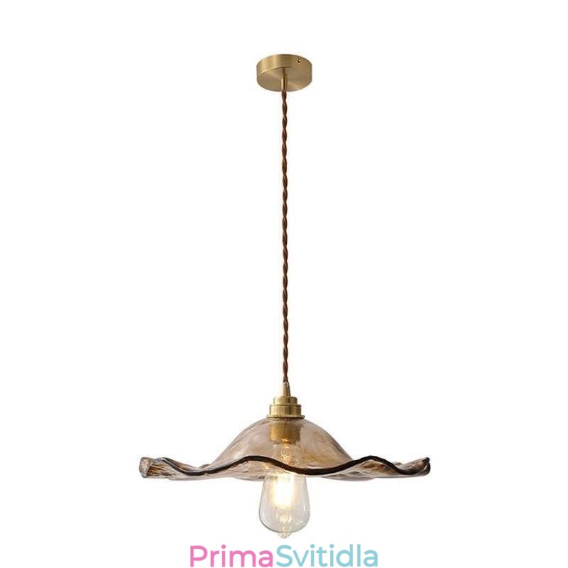 Závěsné svítidlo Lotus Leaf Glass Kreativní dekorativní svítidlo