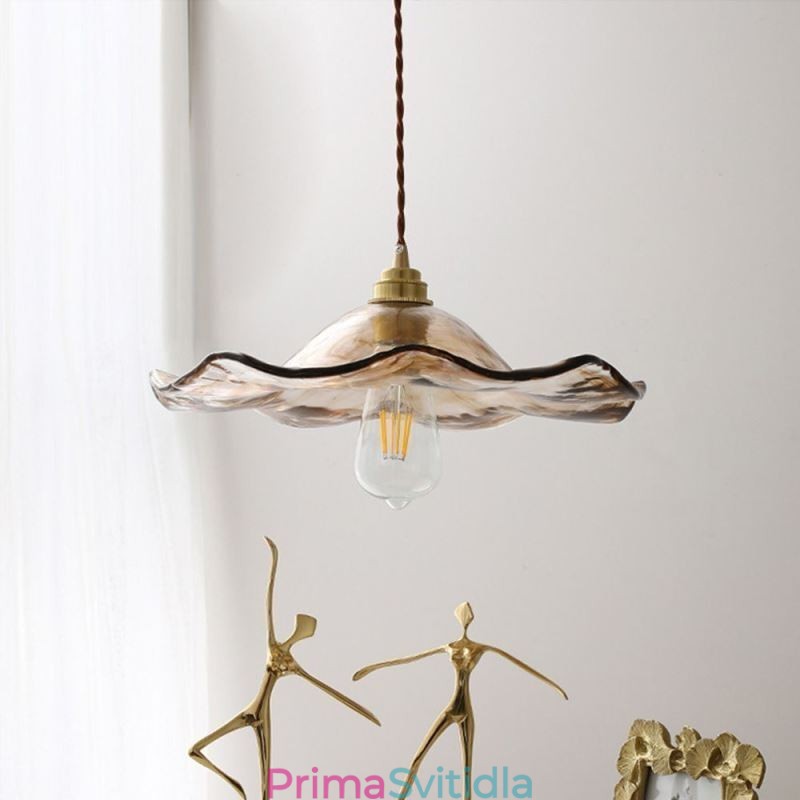 Závěsné svítidlo Lotus Leaf Glass Kreativní dekorativní svítidlo