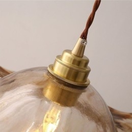 Závěsné svítidlo Lotus Leaf Glass Kreativní dekorativní svítidlo