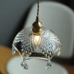 Moderní minimalistická skleněná závěsná lampa Single Light Závěsné světlo