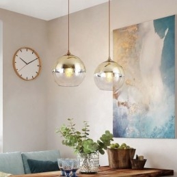 Creative Iron+Glass Globe Pendant Light Dekorativní osvětlení
