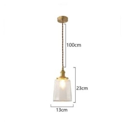 Moderní minimalistické skleněné závěsné svítidlo dekorativní stropní svítidlo