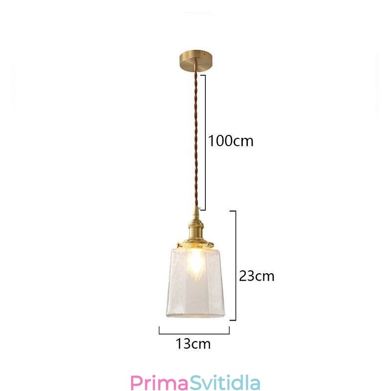 Moderní minimalistické skleněné závěsné svítidlo dekorativní stropní svítidlo