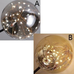 Závěsné svítidlo Magic Bean Skleněná koule v severském stylu Závěsné světlo Gypsophila