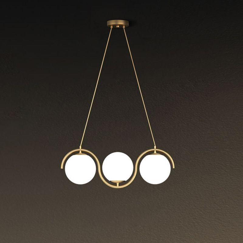 Moderní skleněné koule závěsné světlo Minimalistické svítidlo