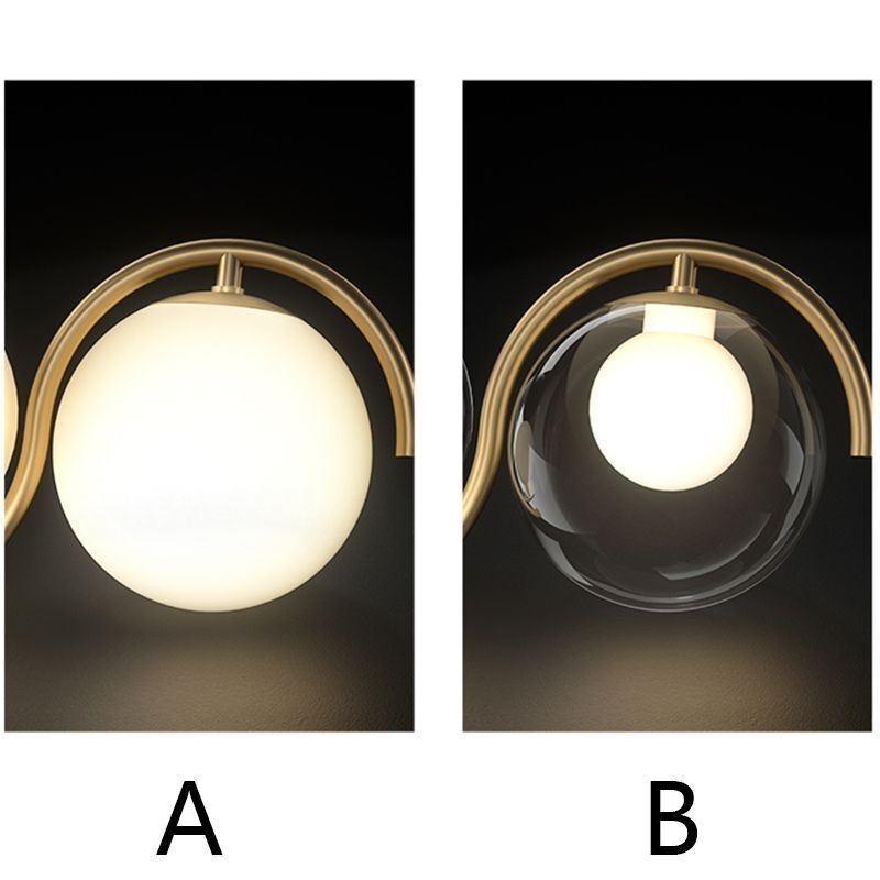 Moderní skleněné koule závěsné světlo Minimalistické svítidlo