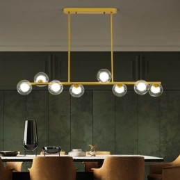 Lustr Skleněná koule Horizontální typ Závěsné světlo