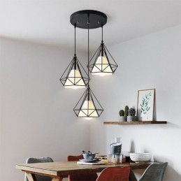 Závěsné svítidlo ve tvaru diamantu Moderní minimalistické dekorativní svítidlo