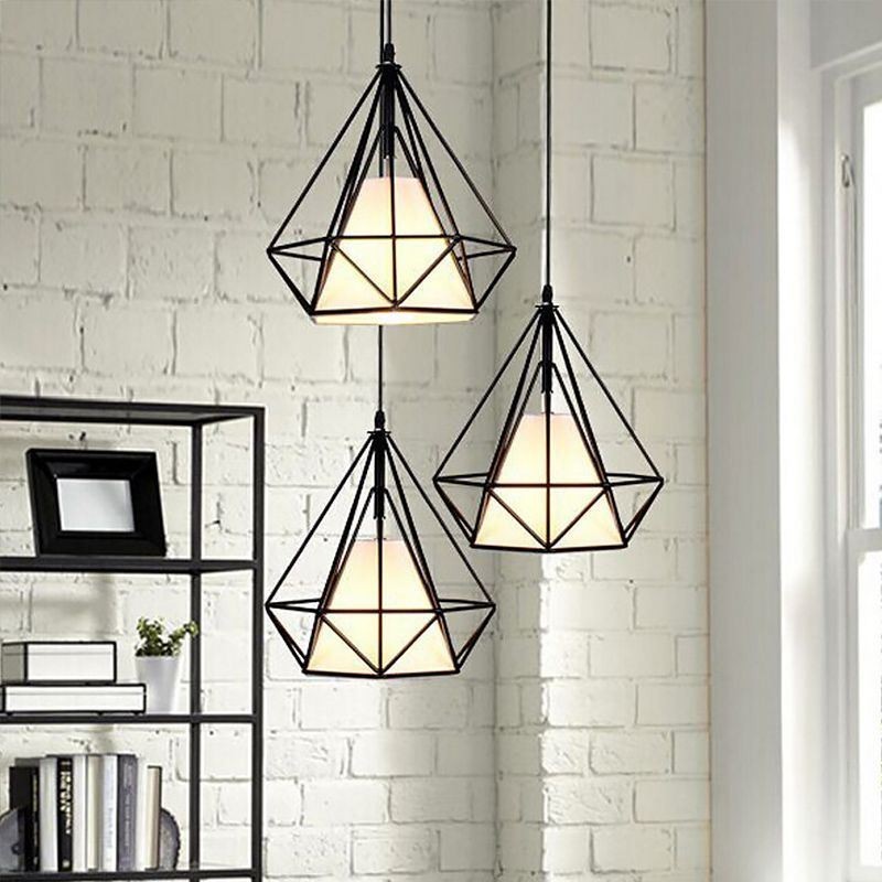 Závěsné svítidlo ve tvaru diamantu Moderní minimalistické dekorativní svítidlo