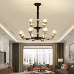 Moderní křišťálové závěsné svítidlo Elegantní křišťálový lustr