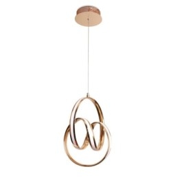 Moderní minimalistická závěsná lampa Jedinečný ostrov s kruhovým svítidlem