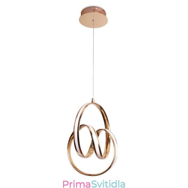 Moderní minimalistická závěsná lampa Jedinečný ostrov s kruhovým svítidlem