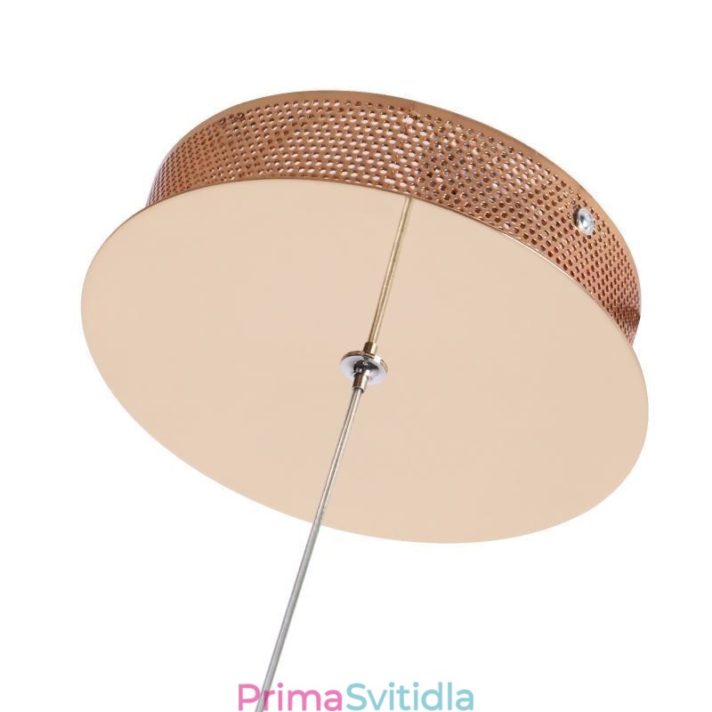 Moderní minimalistická závěsná lampa Jedinečný ostrov s kruhovým svítidlem