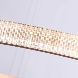 Moderní závěsné svítidlo akrylové 3 kroužky 80+60+40cm
