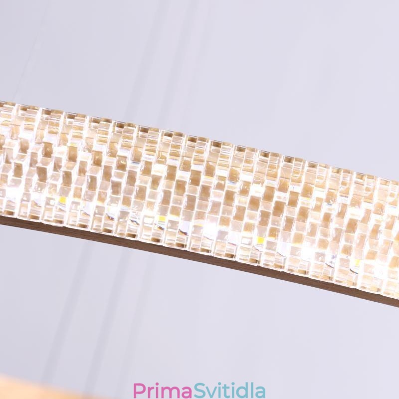 Moderní závěsné svítidlo akrylové 3 kroužky 80+60+40cm