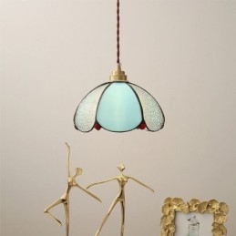 Minimalistické skleněné závěsné svítidlo s jednou hlavou skleněná závěsná lampa