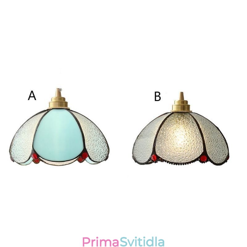 Minimalistické skleněné závěsné svítidlo s jednou hlavou skleněná závěsná lampa