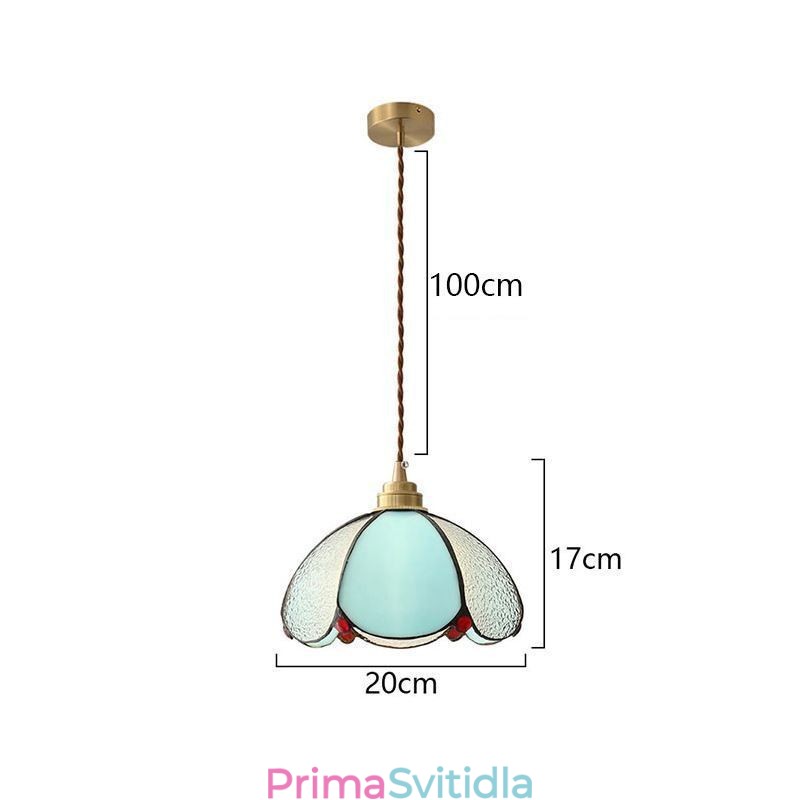 Minimalistické skleněné závěsné svítidlo s jednou hlavou skleněná závěsná lampa