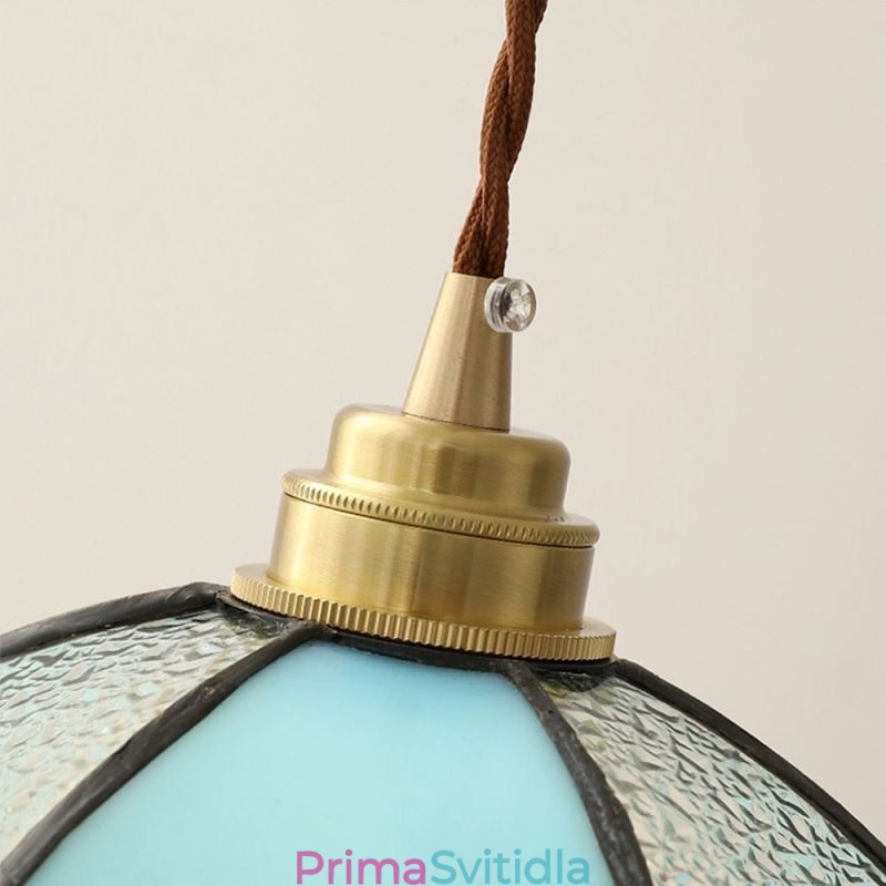 Minimalistické skleněné závěsné svítidlo s jednou hlavou skleněná závěsná lampa