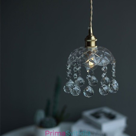 Moderní mini skleněné závěsné svítidlo 1 světelná dekorace svítidlo