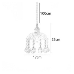 Moderní mini skleněné závěsné svítidlo 1 světelná dekorace svítidlo