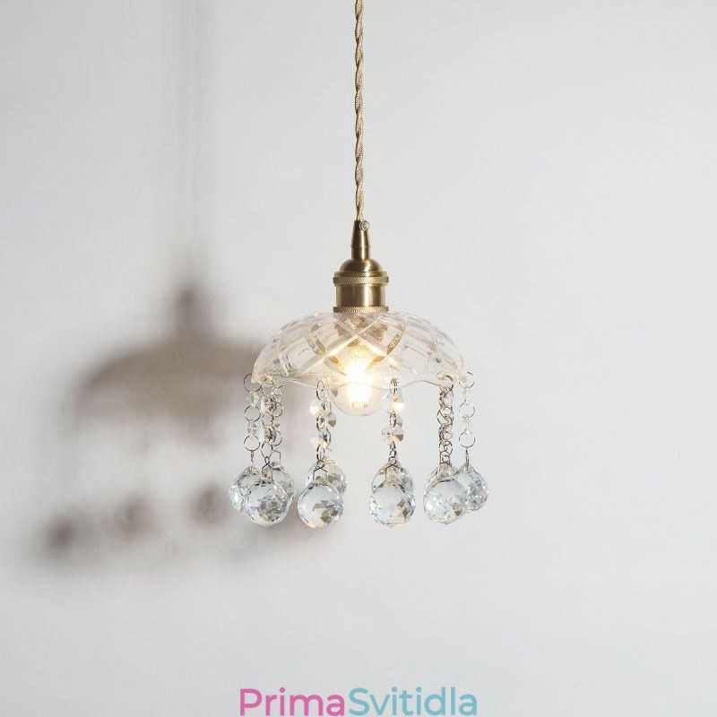 Moderní mini skleněné závěsné svítidlo 1 světelná dekorace svítidlo