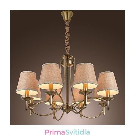 Moderní současný tradiční klasický rustikální lustr Country Island Vintage mosazný kovový lustr Moderní současný tradiční klasický rustikální lustr Country Island Vintage mosazný kovový lustr