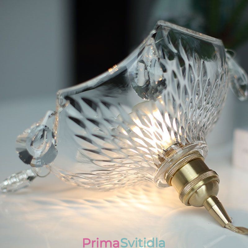 Moderní minimalistická skleněná závěsná lampa Single Light Závěsné světlo