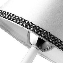 Moderní moderní křišťálový chromový kovový lustr