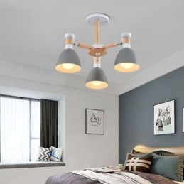Kreativní dřevěný lustr Nordic Macaron Pendant Light