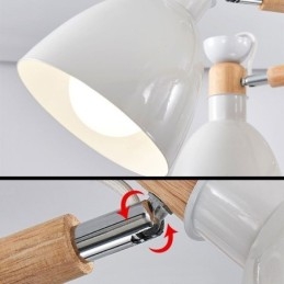 Kreativní dřevěný lustr Nordic Macaron Pendant Light