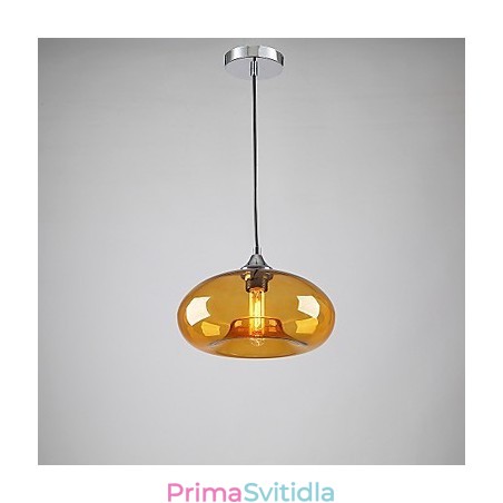 Moderní charakteristický 1 světelný přívěsek s průhledným skleněným stínidlem Moderní charakteristický 1 světelný přívěsek s průhledným skleněným stínidlem