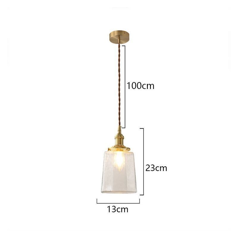Moderní minimalistické skleněné závěsné svítidlo dekorativní stropní svítidlo