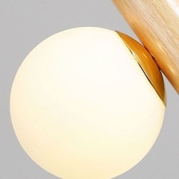 Dřevěný přívěsek Light Magic Bean Cluster Stropní světelný ostrov