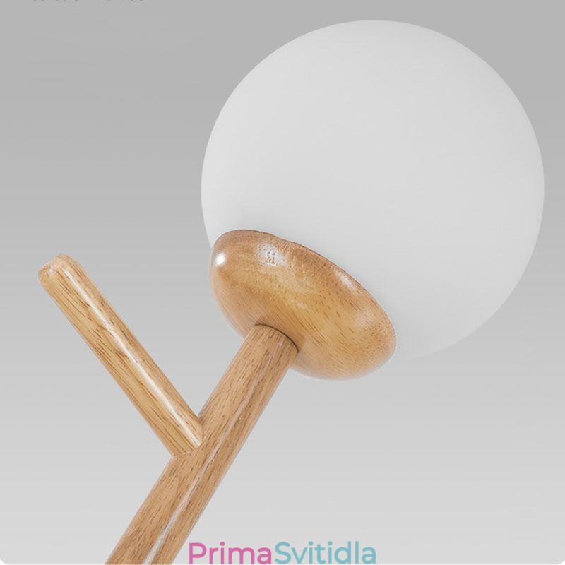 Dřevěné závěsné svítidlo Nordic Creative