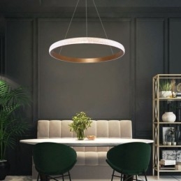 Kruhová závěsná lampa Minimalistické akrylové svítidlo