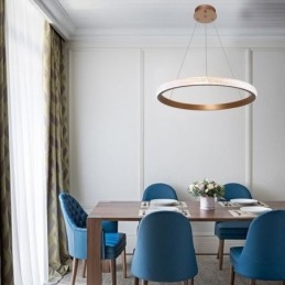 Kruhová závěsná lampa Minimalistické akrylové svítidlo