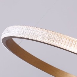 Kruhová závěsná lampa Minimalistické akrylové svítidlo